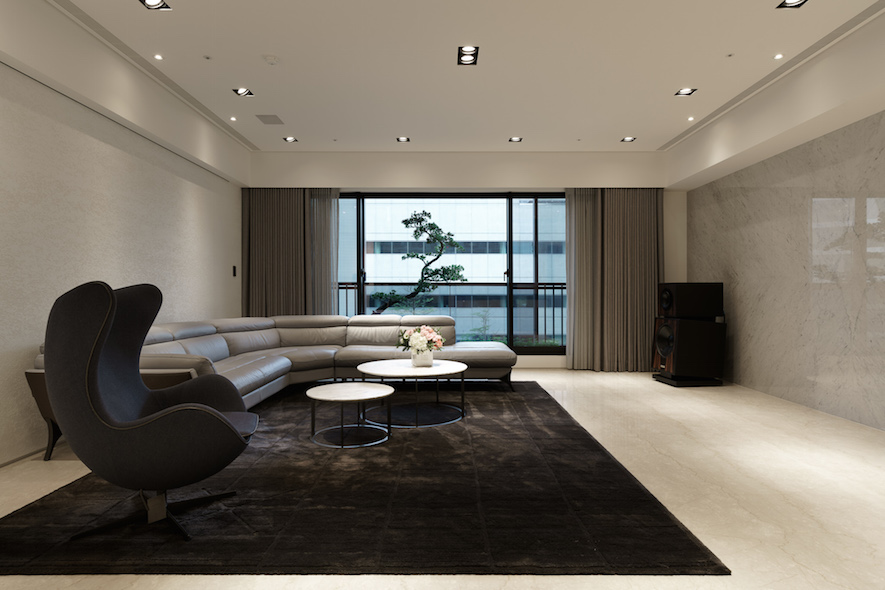 室內設計參考案例:現代時尚風格 建坪65坪實景
