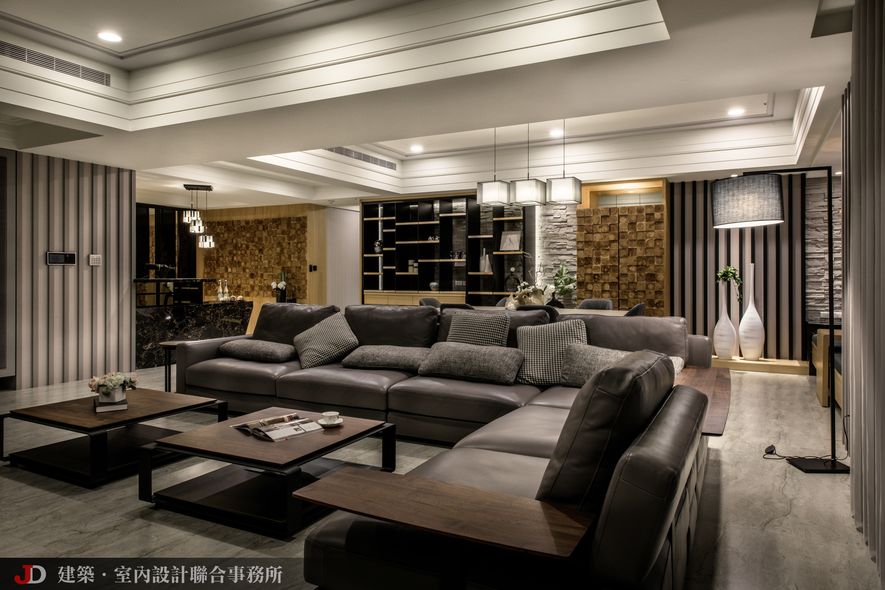 室內設計參考案例：自然人文風格 建坪 130坪實景