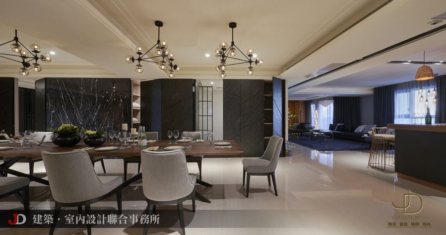 室內設計參考案例：現代時尚風格 200坪實景