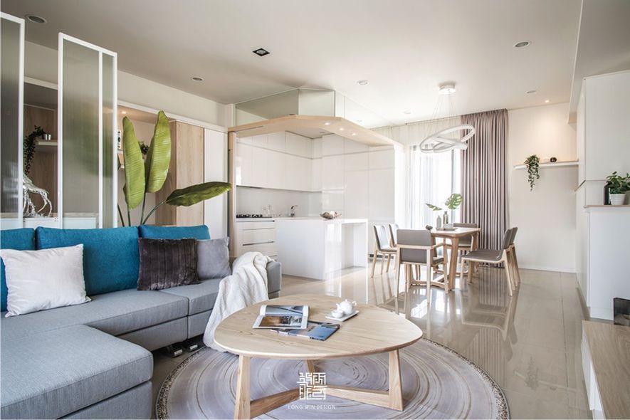 室內設計參考案例:機能簡約 、現代時尚風格 60坪實景